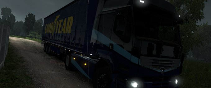 Trailer Besitzbarer Goodyear Event Anhänger [MP-SP] 1.35.x Eurotruck Simulator mod