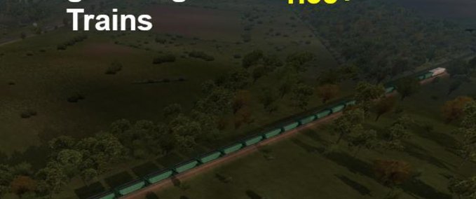 AI Verlängerte Cargo Züge 1.35.x Eurotruck Simulator mod