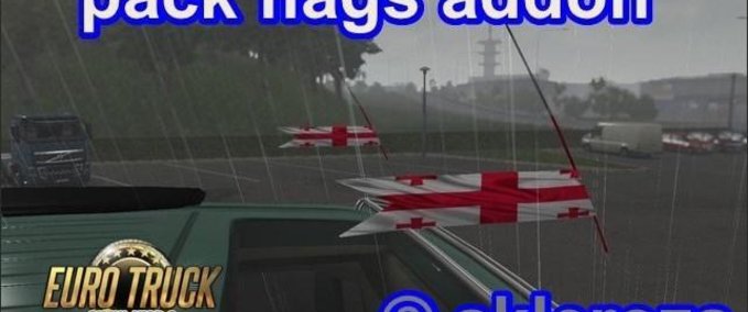 Sonstige Flaggen Paket 1.35.x Eurotruck Simulator mod