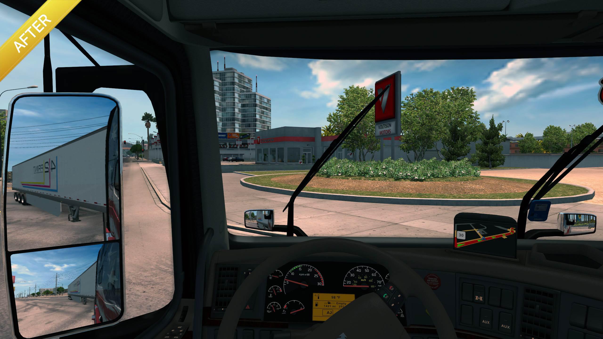 [ATS] Realistic Mirrors (FOV) 1.35.x thumbnail 2