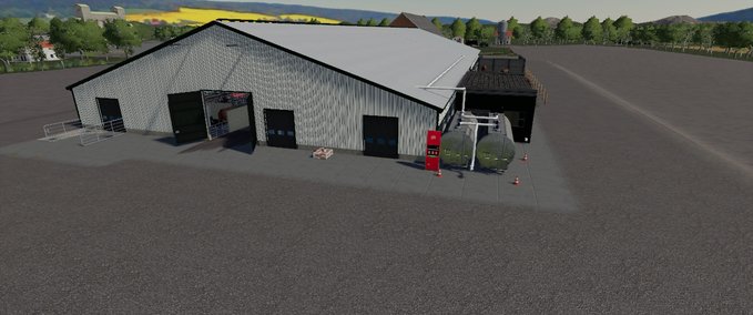 Gebäude mit Funktion Big Cow husbandry   Landwirtschafts Simulator mod