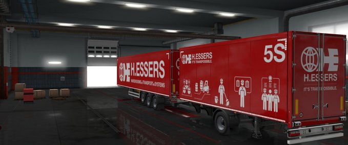 Trailer H.Essers: Transport Trailer Eurotruck Simulator mod