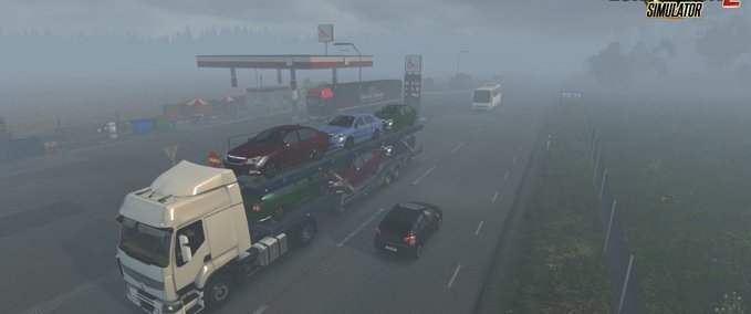 Sonstige Nebliges Wetter 1.35.x Eurotruck Simulator mod