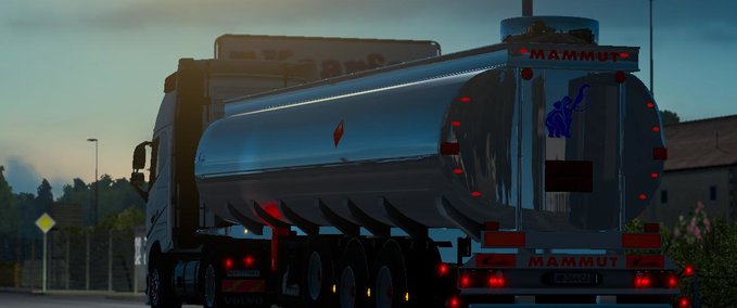 Trailer Mammut Stahl Tanker 1.35.x Eurotruck Simulator mod