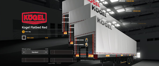 Auflieger FS19 KOGEL AUTOLOADER PACK 3 COLORS LOGO Landwirtschafts Simulator mod