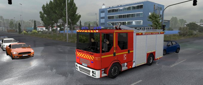 AI Spezialfahrzeuge im Straßenverkehr 1.35.x Eurotruck Simulator mod