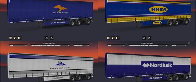 Trailer Realistische Firmenlogos auf Anhängern von SugnaGaming 1.35.x Eurotruck Simulator mod