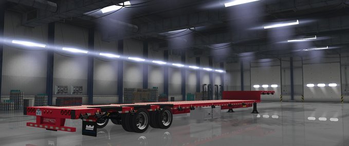 Trailer LODEKING DROP DECK 1.35.X American Truck Simulator mod