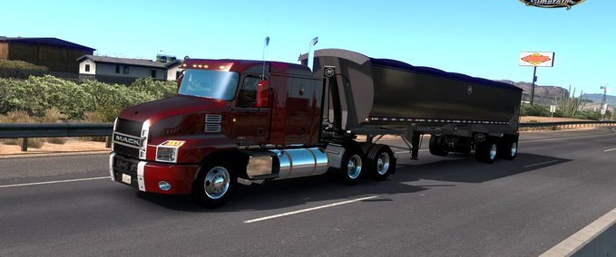 Trailer Besitzbarer Mac Simizer Kipp-Anhänger (1.35.x) American Truck Simulator mod