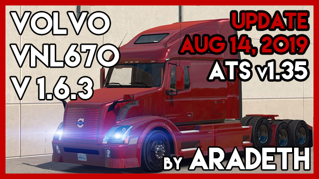VOLVO VNL670 BY ARADETH [ATS V1.6] thumbnail 9