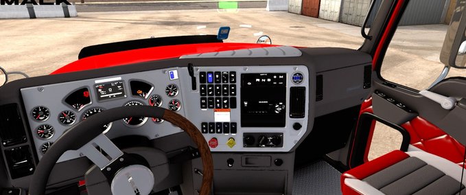Trucks [ATS] Mack Pinnacle CHU613 + Interieur Edit by ReddLeggs (1.35.x) American Truck Simulator mod