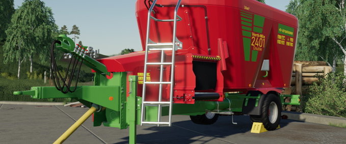 Sonstige Anhänger Strautmann Vertimix-2401 Futtermischwagen mit 24m³ Ladvolumen Landwirtschafts Simulator mod