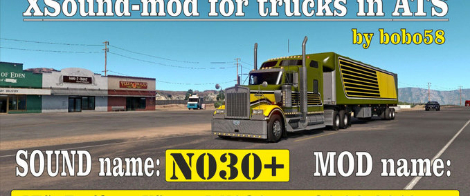 Mods [ATS] Motoren Sound N030+ 1.35.x American Truck Simulator mod