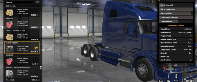 Anbauteile Motoren -und Treibstofftankpaket 1.35.x American Truck Simulator mod