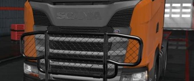 Scania Frontschutz mit Lightbox für Scania Next Gen 1.35.x Eurotruck Simulator mod