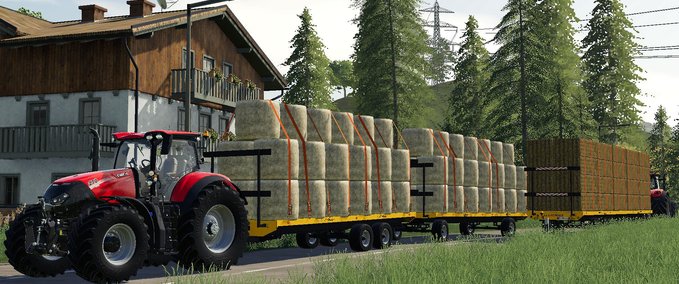 Ballentransport Pack Plateaux La Littorale Landwirtschafts Simulator mod