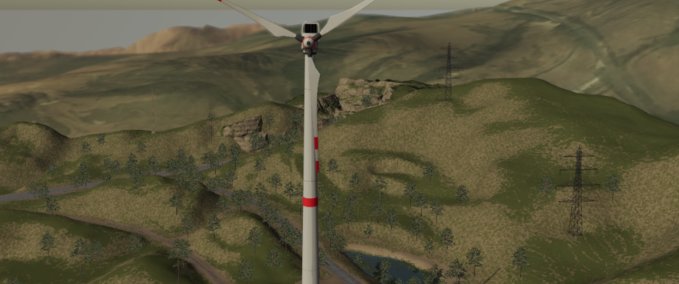 Platzierbare Objekte Vestas Windkraftanlage Landwirtschafts Simulator mod