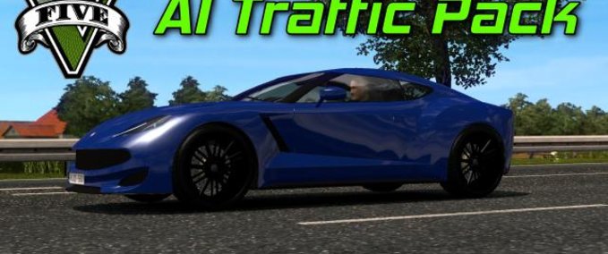 AI GTA 5 Fahrzeuge im Straßenverkehr 1.35.x Eurotruck Simulator mod