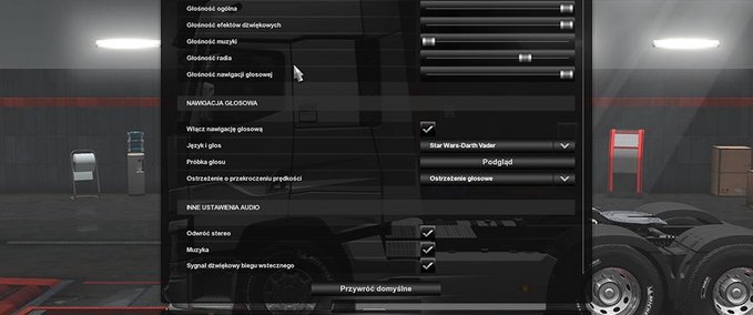 Sound TOMTOM NAVI STIMME "DARTH VADER" 1.35.X Eurotruck Simulator mod
