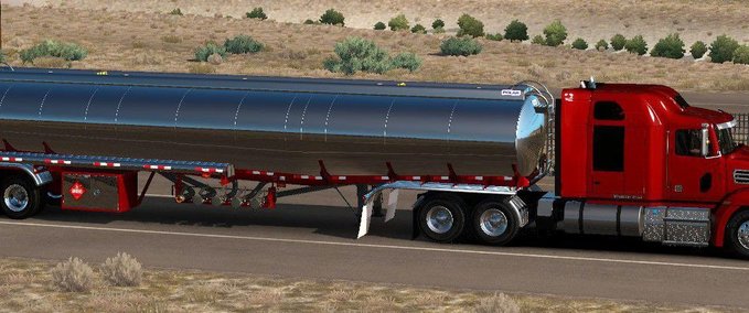 Trailer BESITZBARER POLAR TANKER 1.35.X American Truck Simulator mod