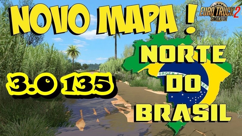 Map Of North Brazil 1 35 X 