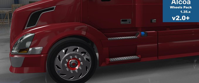 Anbauteile Alcoa Paket von Breitfelgen (1.35.x) American Truck Simulator mod