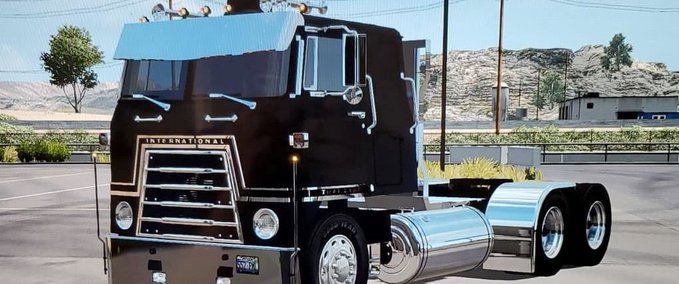 Trucks 1973 INTERNATIONAL 4070A + CARHAULER 1.35.X American Truck Simulator mod