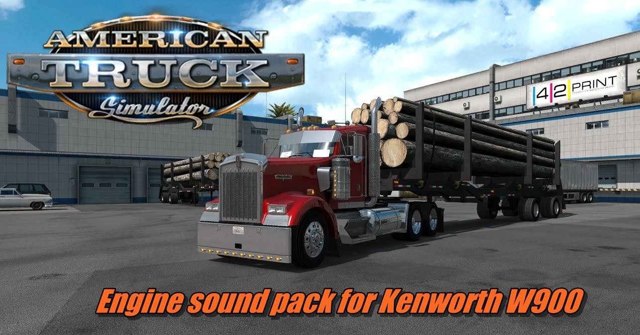[ATS] Kenworth W900 Engine Sound Pack v1.0 (1.35.x)