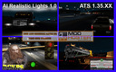 AI Realistic lights V 1.0 for ATS 1.35.XX