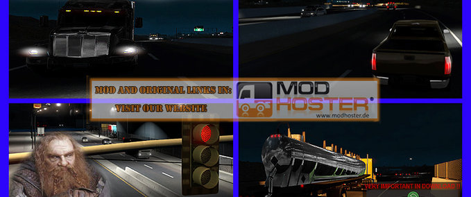Mods AI Realistic Lights V 1.0 für ATS 1.35.XX American Truck Simulator mod