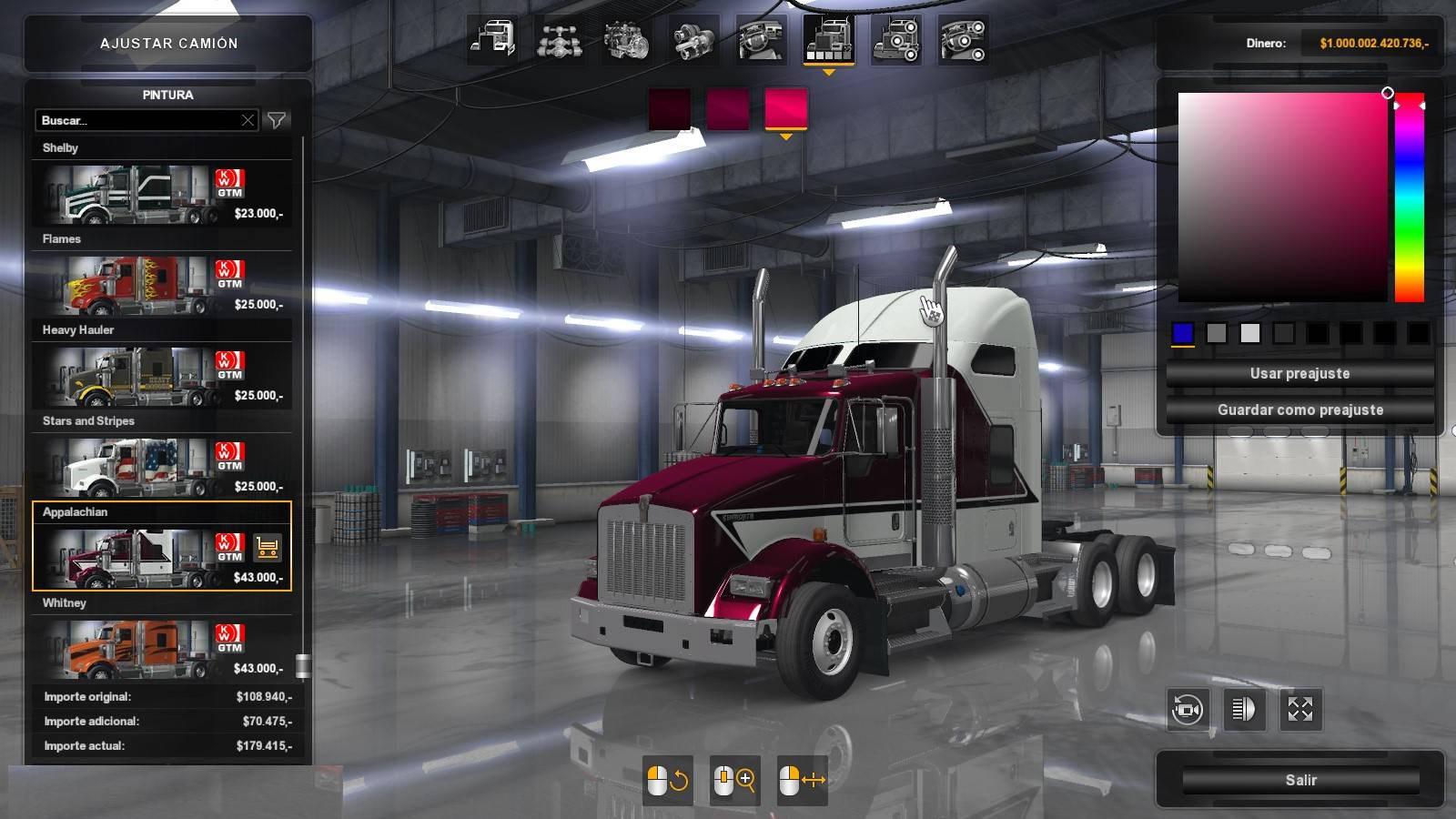 [ATS] GTM Kenworth T800  (DX11) 1.35.x thumbnail 7