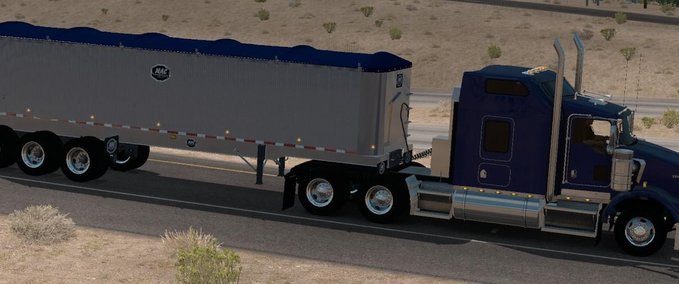 Trailer BESITZBARER PACK MAC DUMP 1.35.X American Truck Simulator mod
