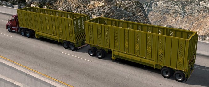 Trailer RODOLINEA SUGAR CANE ANHÄNGER (U.S.A. EDITION) (1.35.x) American Truck Simulator mod
