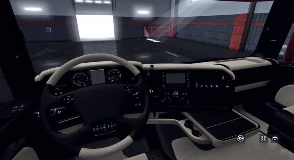 SCANIA RJL BLACK - BEIGE 6 SERIES EXCLUSIV INTERIOR 1.35.X - Thumbnail 1