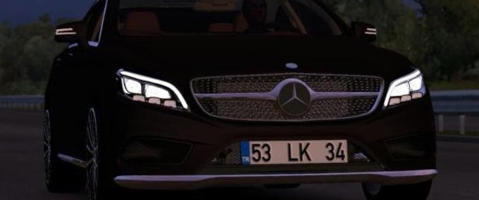 Mercedes Mercedes-Benz CLS 350d 4Matic 2017 1.35.x Eurotruck Simulator mod