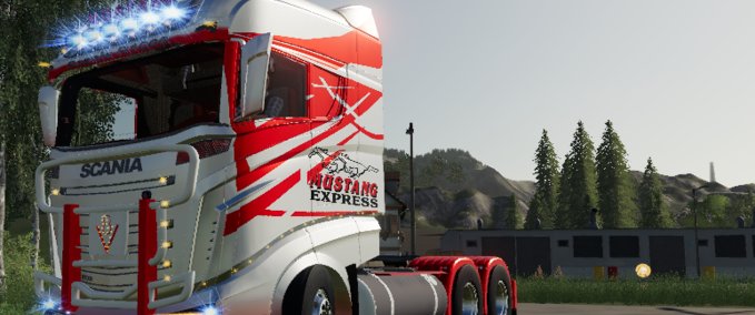 FS19_SCANIA_R1000_MUSTANG Mod Image