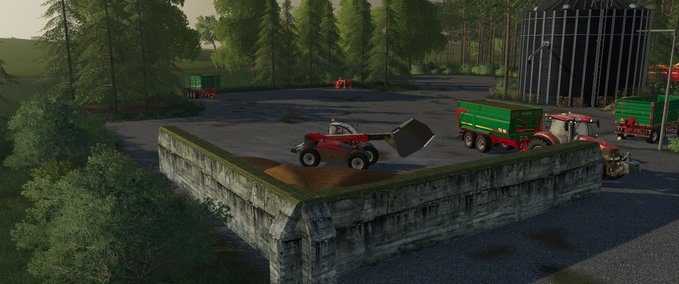 Platzierbare Objekte Schuettgutwand Landwirtschafts Simulator mod