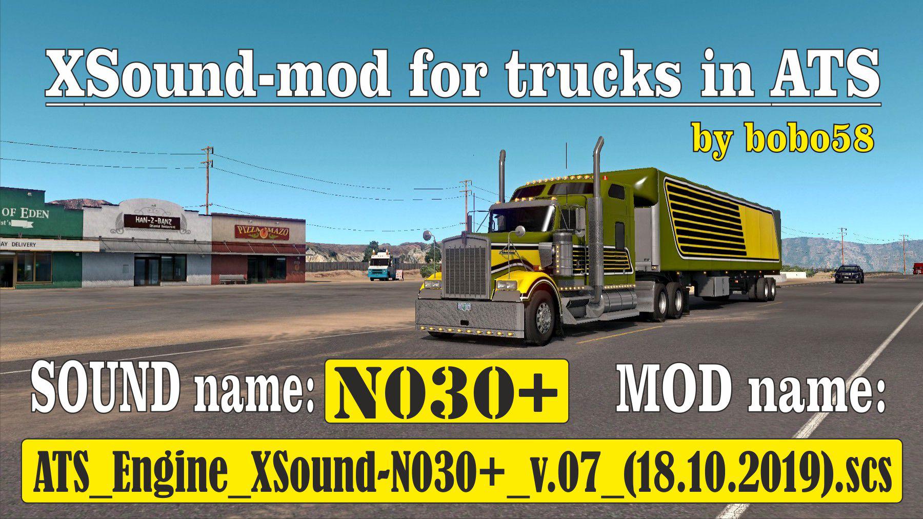 [ATS] Engine X Sound N030+ v7 1.35 - 1.36