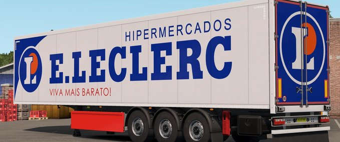 Trailer Anhängerpaket Portugiesischer Supermärkte 1.35.x Eurotruck Simulator mod