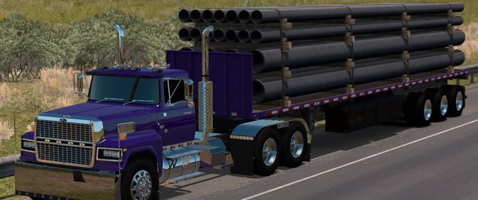 Trucks Ford LTL9000 1.35 - 1.36 American Truck Simulator mod