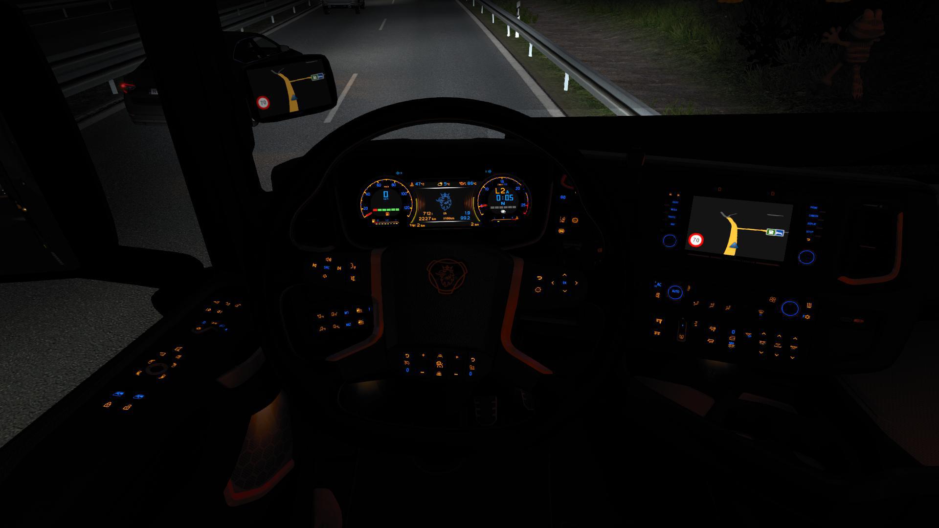 SCANIA NEXT GEN R&S BLACK - YELLOW INTERIOR [1.35 - 1.36] - Thumbnail 1