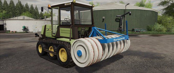 Anbaugeräte Fortschritt Silageroller Landwirtschafts Simulator mod