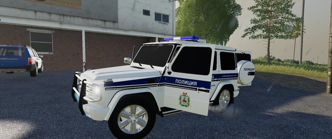 Cars Mercedes-Benz G55 AMG Police Farming Simulator mod