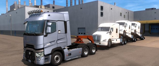 Trucks [ATS] RENAULT RANGE T (SCS) CONVERSION 1.35 - 1.36 American Truck Simulator mod