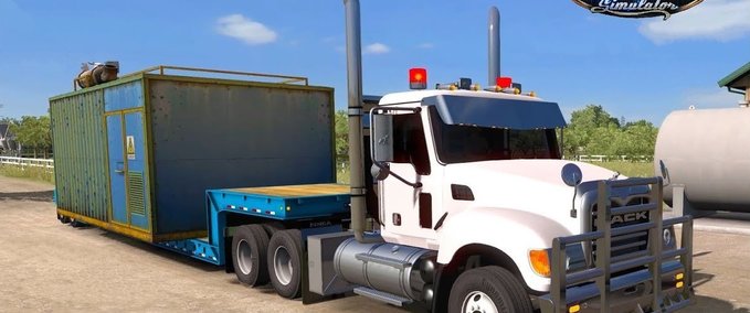 Trucks CUSTOM MACK GRANITE 1.36.X American Truck Simulator mod
