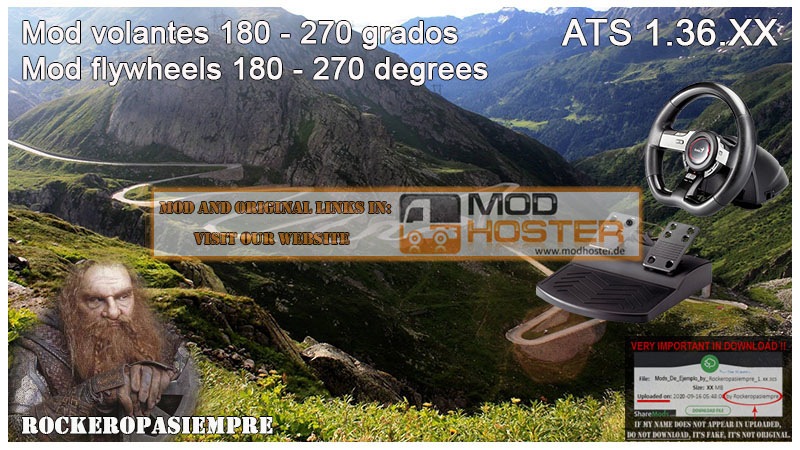Mod for steering wheel 180-270 Degrees 1.36.XX ATS
