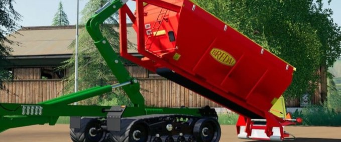 Other trailers Bredal K165 Fertilizer Spreader (Hooklift) Farming Simulator mod