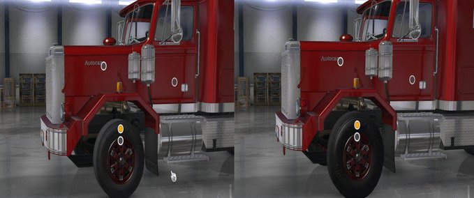 Anbauteile [ATS] Große Reifen für LKWs und Anhänger 1.36.x American Truck Simulator mod