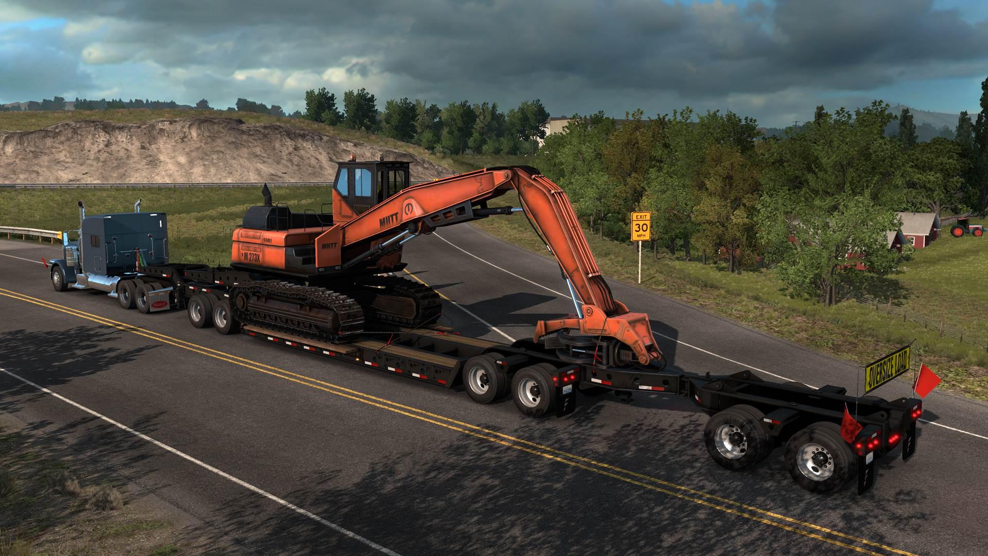 [ATS] MULTIPLE TRAILERS IN TRAFFIC V3.1 1.33.X thumbnail 7