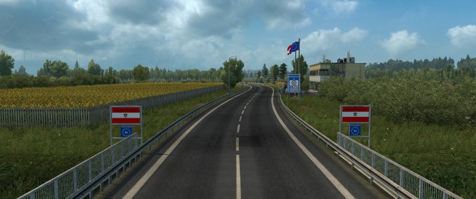 Maps Grenzverbesserungen für ProMods 2.42 1.36.x Eurotruck Simulator mod